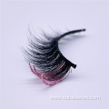 100% mink glitter lashes pink sparkle mink eyelashes